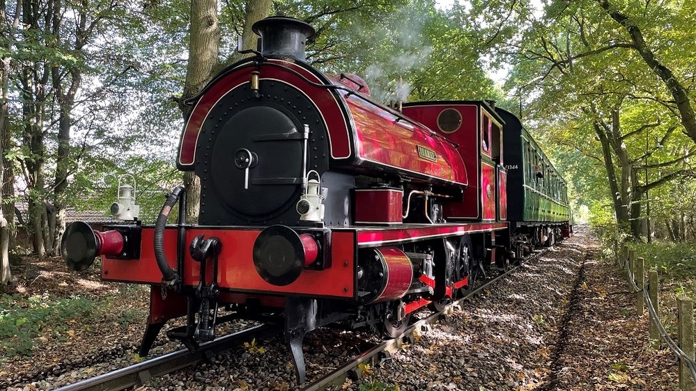 Epping Ongar Railway Steam Locomotive in Epping Forest